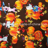 Shaoxing Supplier Latest Holloween Design Wholesale Holiday Decoration Roll Fabric Cotton Fabric