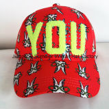 Custom 3D Embroidery Leisure Cotton Snapback Cap Hat