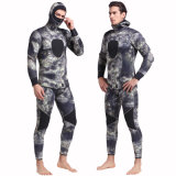 Keep Warm 5mm Camouflage Two-Piece Neoprene Wetsuit for Diving