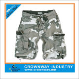 Camouflage Printing Men Cotton Cargo Shorts