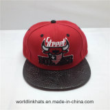 Supreb Quality Two Tone 3D Embroidery Flat Brim Snapback Cap