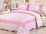 Customized Prewashed Durable Comfy Bedding Quilted 1-Piece Bedspread Coverlet Set for 64