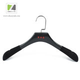 Lotus Wooden Clothes Hanger with Flocking for Women