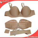 Lingerie Push up Nude Invisible Open Cup Bra (DYS-002)