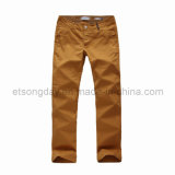 Brown Outdoor Cotton Spandex Men's Trousers (27375)