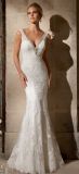 2015 Diamante Beaded Embroidery Bridal Wedding Dresses WD2721