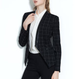 Fashionable Office Wear Small Checked Suit for Women
