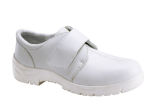 Nmsafety White Micro-Fibre No Lace Safety Shoes