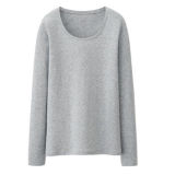 New Arrival Women T-Shirt Grey 100% Cotton