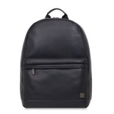Good Quality Daily Use Black Genuine Leather Laptop Backpack for School