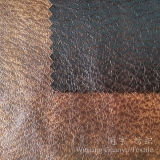 Polyester Leather Fabric Imitation Suede Bronzed for Decorative Covers