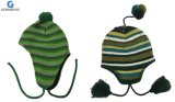 100%Acrylic Child Stripe Knitting Hat (HJB072)