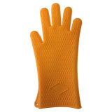 5 Finger Design Kitchen Cooking Grilling Heat Resistant Silicone Gloves