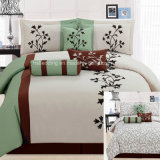 Unique Style Microfiber Two-Side Embroidery Bedding Set