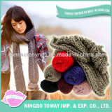 Woven Warm Polyester Long Acrylic Cotton Square Scarf