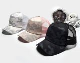 Fashion Custom Unisex 100%Cotton Allover Printing Mesh Baseball Cap