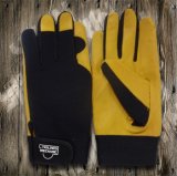 Work Glove-Working Leather Glove-Safety Glove-Mechanic Glove-Labor Glove-Leather Glove
