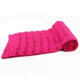 Multi Color 100% Polyester Knitted Adult Blanket