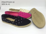 New Style Women Injection Canvas Shoes Dance Shoes (FPY620-10)