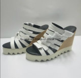 Lady Kid Leather Platform Women Sandals