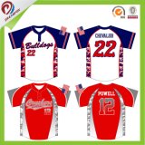 fashion Any Logo Custom Baseball Shirt Dri Fit Softball Jersey