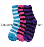 Strip Winter Home Floor Socks (DL-BR-08)
