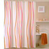 Fashion Ruffle Polyester Shower Curtain