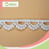 Swiss Embroidery Cotton Lace Sequin Pear Lace Trim
