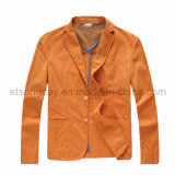 Orange 100% Cotton Men's Casual Blazer (SKM6020)
