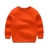 Casual Style Custom Logo Cotton Sweatshirt Plain Crewneck Comfortable Kids Sweater