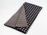Unisex Winter Warm DOT Jacquard Fringes Heavy Knitted Scarf (SK172)
