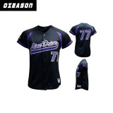 Polyester Spandex Dry Fit Woman Color Printing Baseball Jerseys (B028)