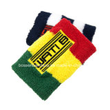Factory OEM Produce Custom Logo Embroidery Jacquard Cotton Terry Wrist Sweatband