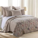 Embroidered Bedspread in Natural (DO6048)