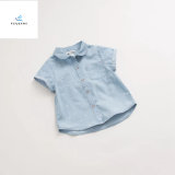 Fashion Cotton Light Blue Short Sleeve Denim Shirt for Girls by Fly Jeans