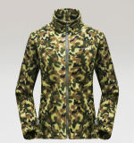 Women's Fashion Camouflage Polar Fleece Jacket
