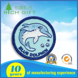 Customized Adorable Blue Dolphin Embroidery Patch