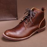 Fashion Leather Shoes Winter Boots Casual Shoes for Men (AKPX35)