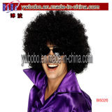 Curly Afro Wig Fancy Dress Party Costumes Accessory Disco (BO-6026)