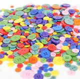 4-Hole Resin Button, Customized Logo and Colors