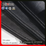 16*300d/40d Satin Weave Jeans Fabric with High Stretch