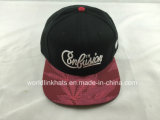 Custom 3D Embroidery Snapback Cap with Printed Taping Inside