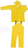 Custom Functional PVC/Polyester Waterproof Rainsuit with Hooded