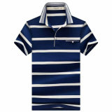 OEM Cotton Striped Yarn Dyed Polo Shirt for Man