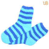 Women's Stripe Fuzzy Sock