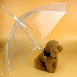 Custom Fashion Design Outdoor Promotional Pet PVC Poe Transparent Umbrella