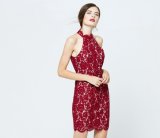 Wholesale Fashion Elegant Sexy Summer Ladies Modern Red Sweet Dress