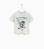 Wholesale Boy's Skull Printed T Shirt