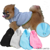 Dog Clothes Hoodie Coat Harness Fleece with Leash Buckle