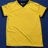100%Cotton Unisex Blank Yellow Crew Neck Men's Short Sleeve T-Shirt